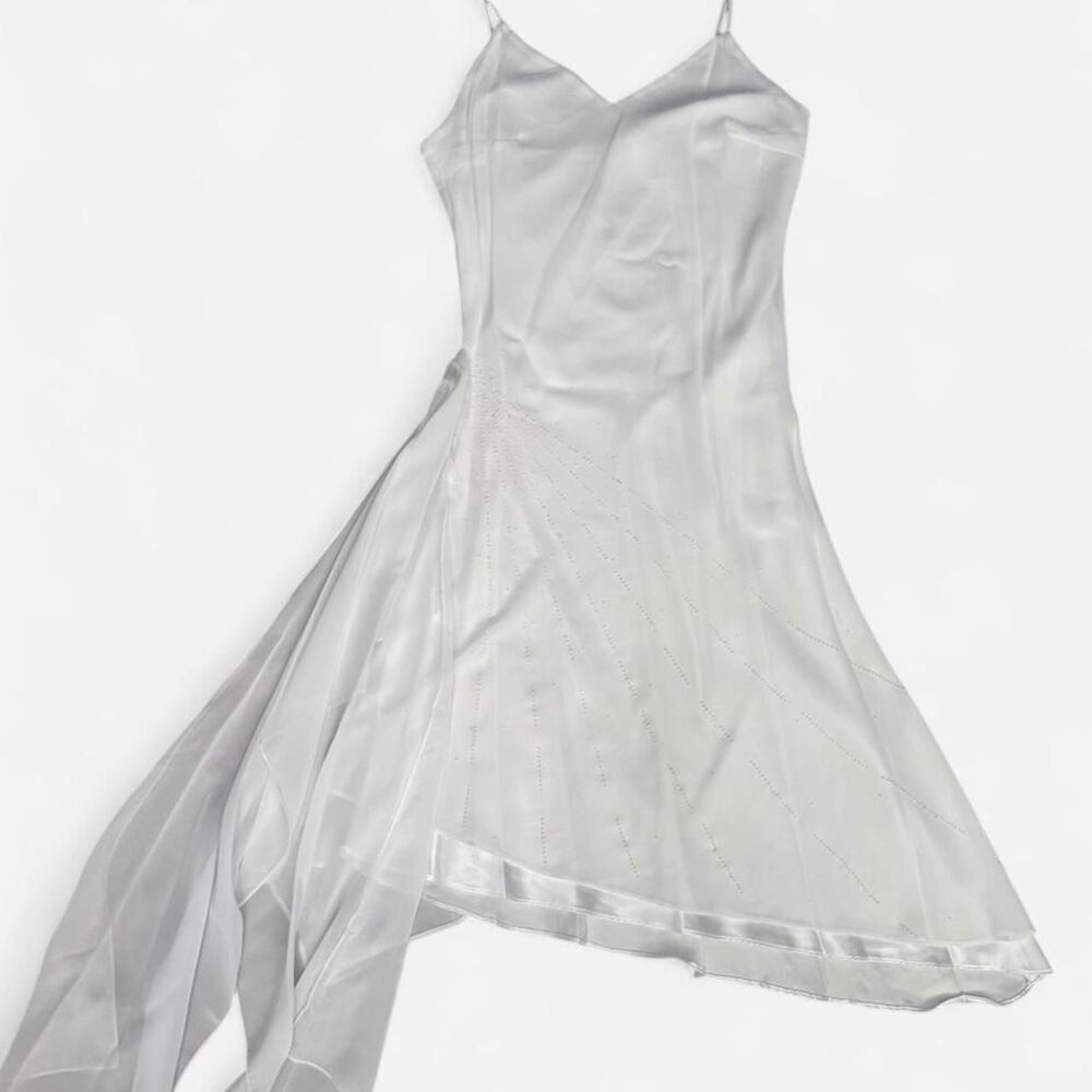 Asymmetrical White Fairy Dress